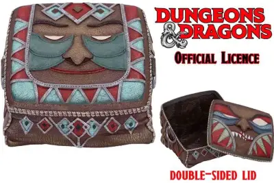 Figurine dungeons dragons bag of holding and devouring dice box